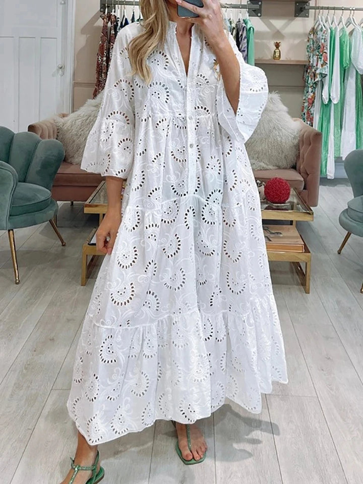 Meilin | Embroidered Maxi Dress