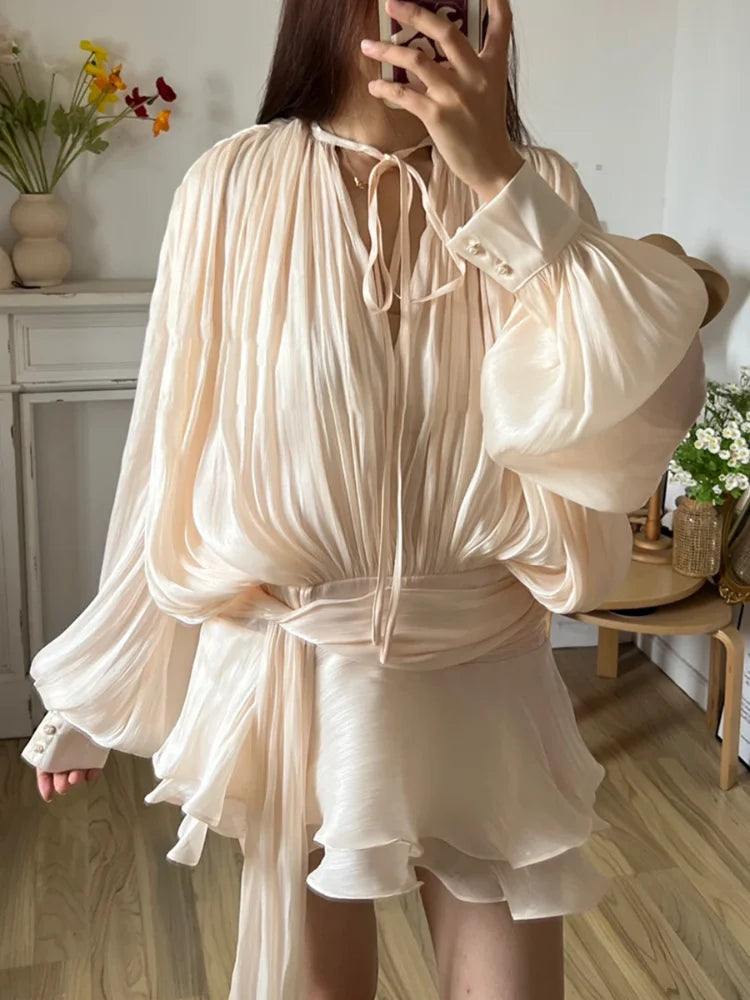 Esther | Stylish Mini Dress with Sleeves