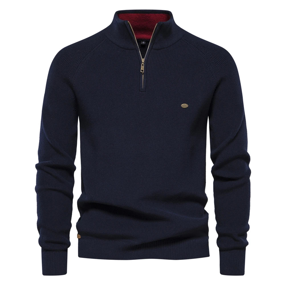 Alan | Classic Quarter-Zip Sweater