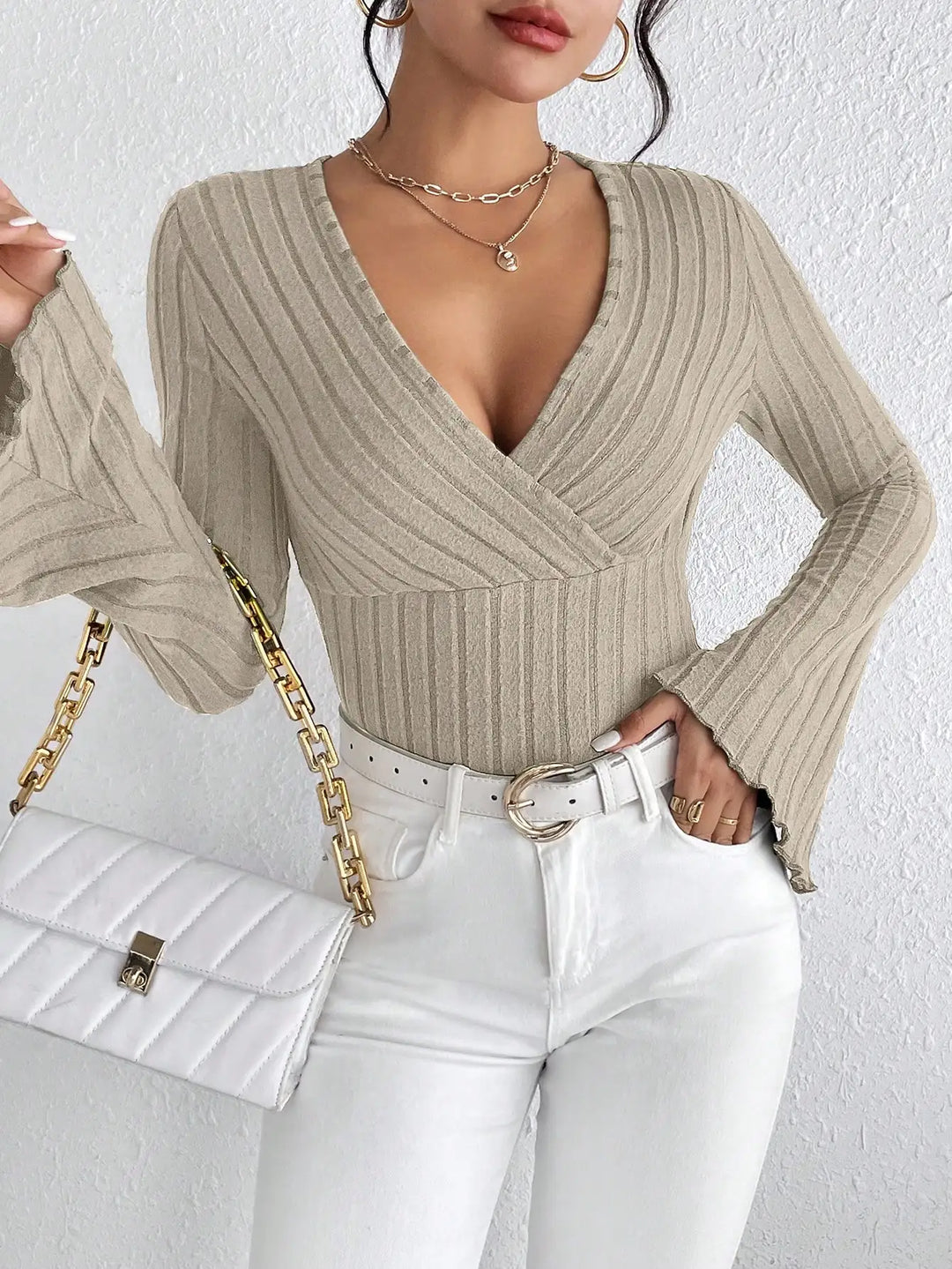 Blyth | Elegant V-Neck Top