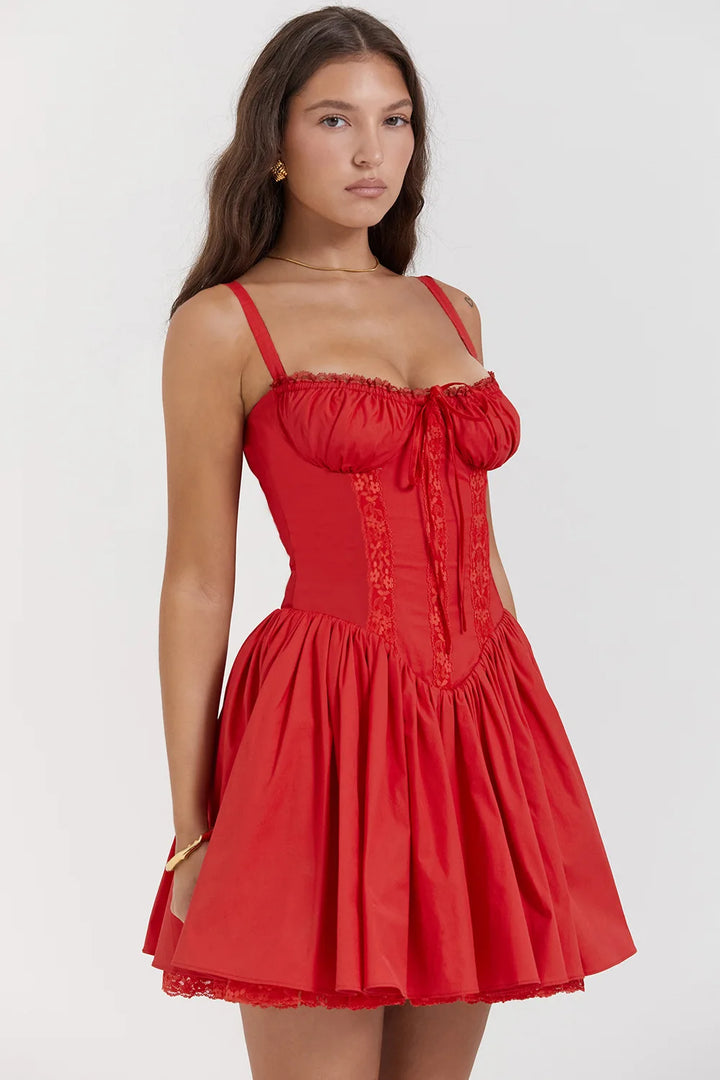 Klara | Laced Elegance Mini Dress