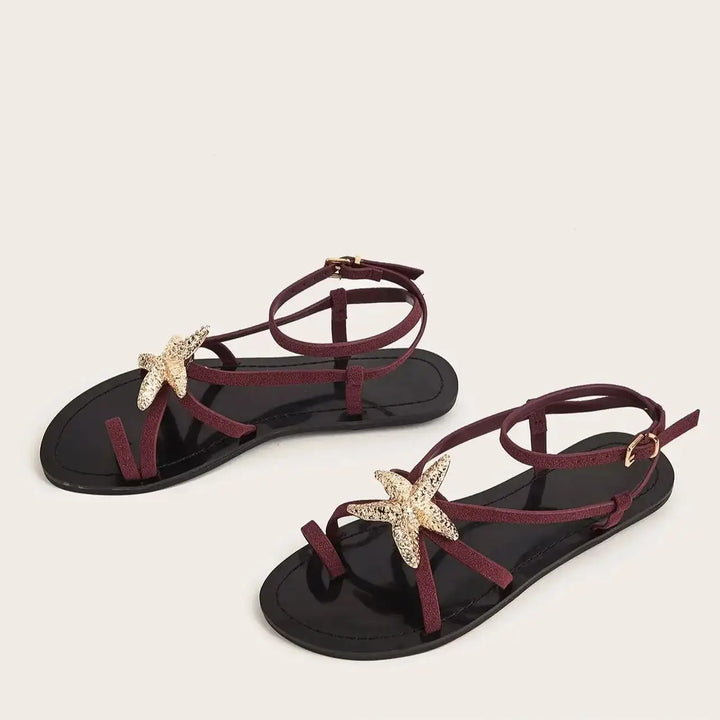 Alison | Stylish Sea Star Clip-Toe Sandals