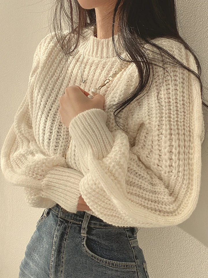 Maybel | Pullover with Lantern Sleeves