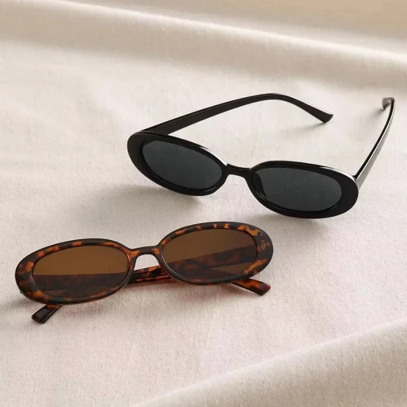 Vera | Women's Vintage Oval Sunglasses with UV Protection