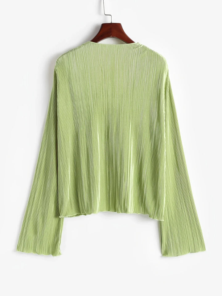 Mikaela | V-Neck Knit Top