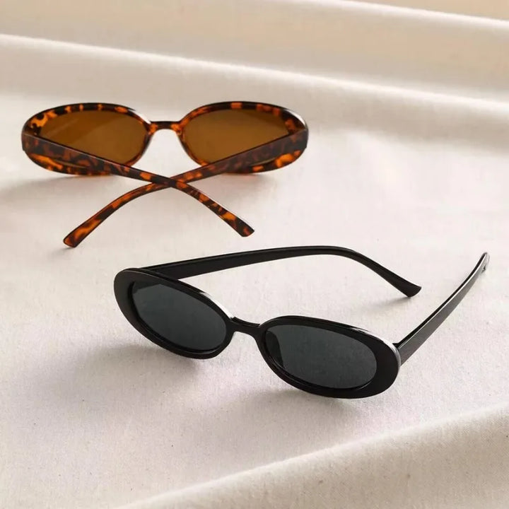 Vera | Women's Vintage Oval Sunglasses with UV Protection