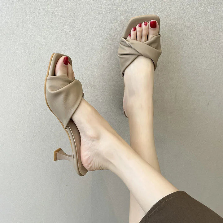 Natalie | Twisted Strap and Elegant Heel