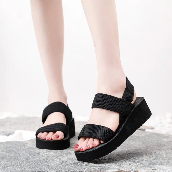 Kristy | Colored Wedge Sandals