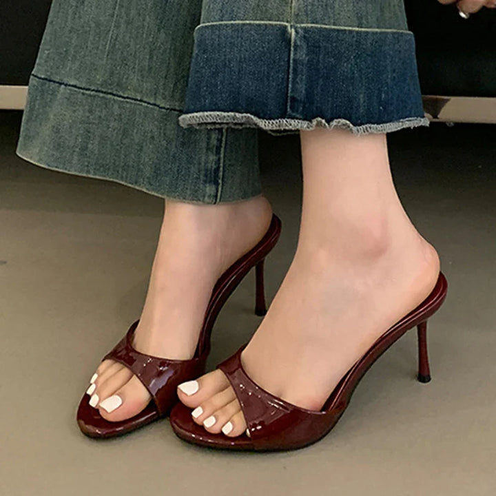 Leila | Stylish High Heel Mules