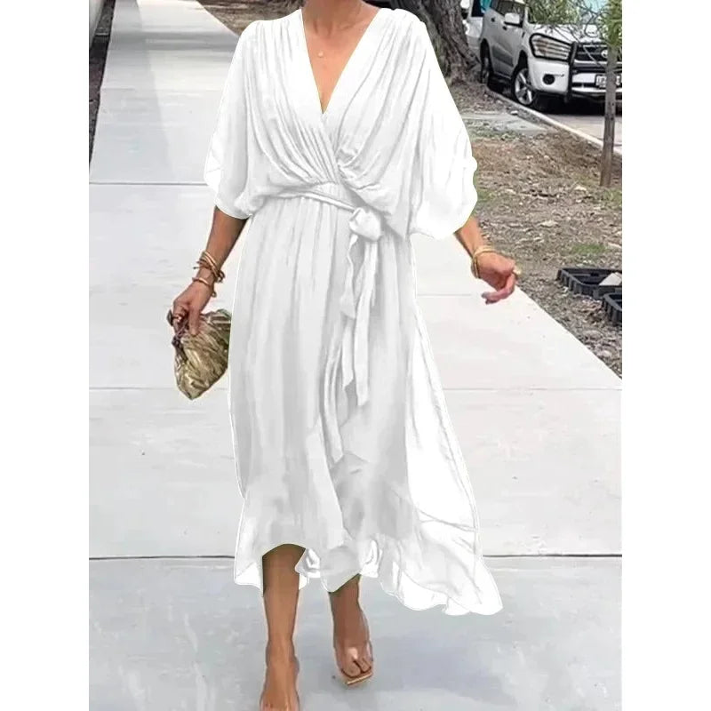 Sanya | Dress with flowing sleeves