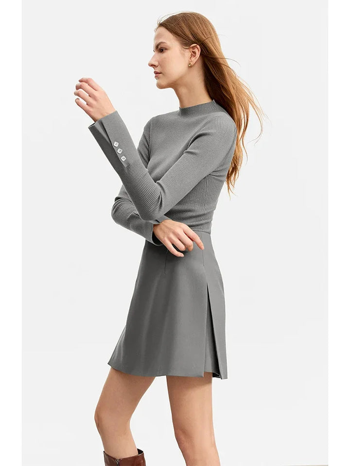 Ellen | Chic High-Waist A-Line Skirt