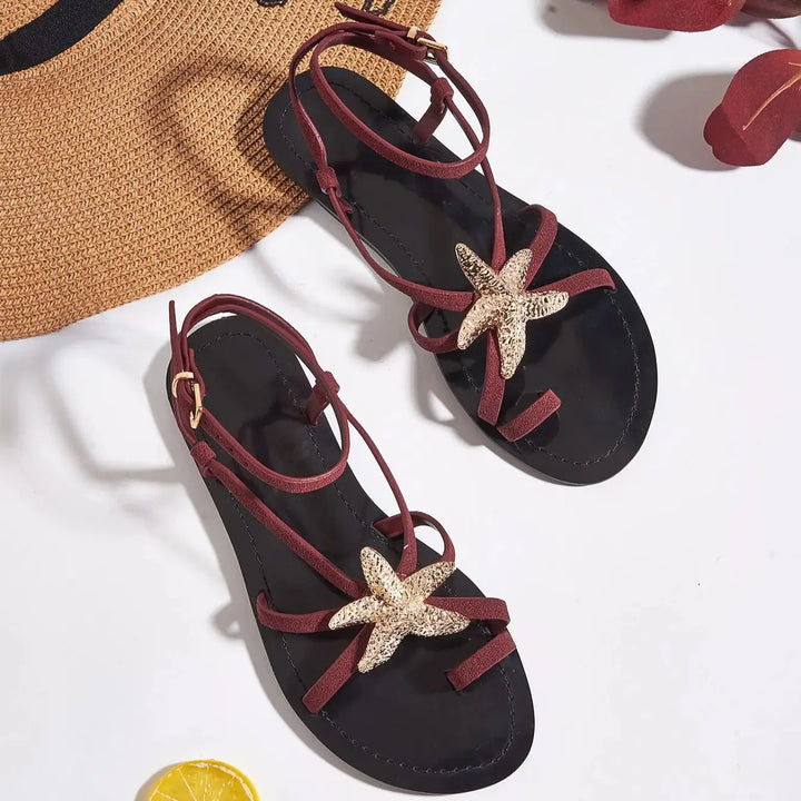 Alison | Stylish Sea Star Clip-Toe Sandals