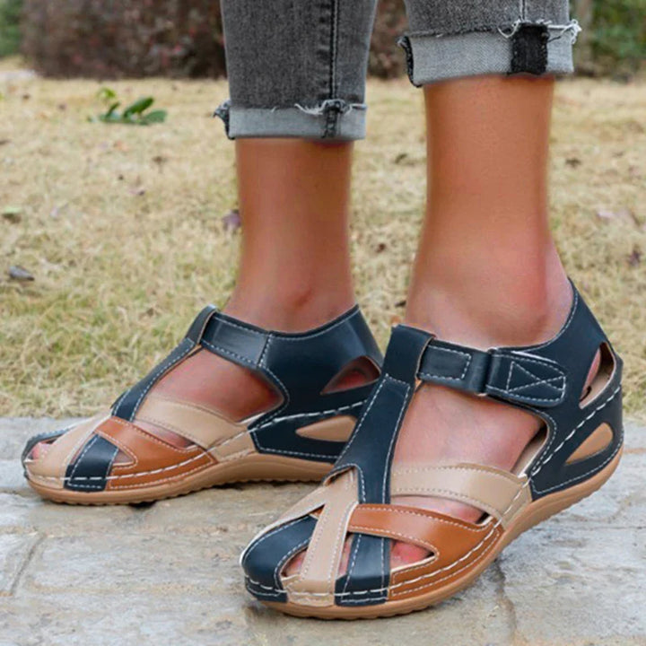Katie | Low Wedge Sandals