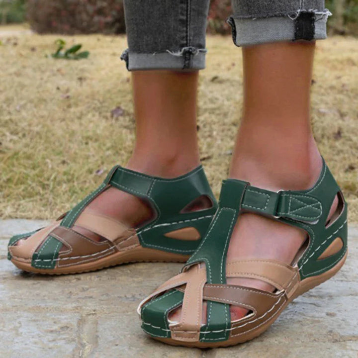 Katie | Low Wedge Sandals