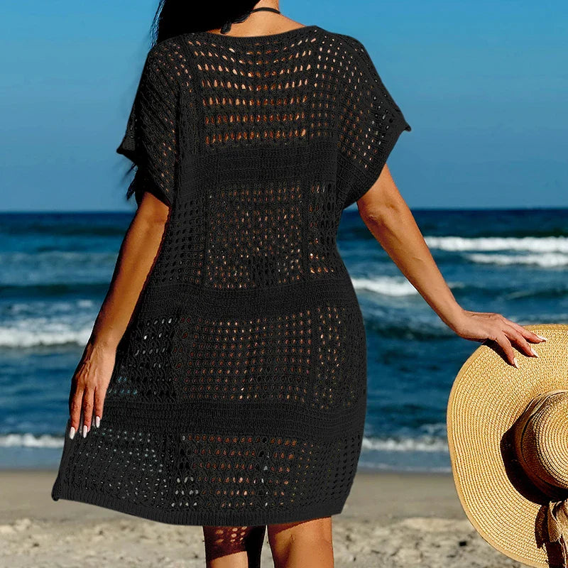 Sherly | V-Neck Beach Cover-Up