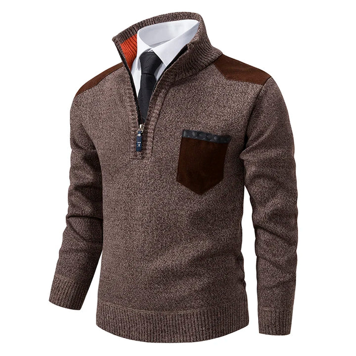 Ben | Refined Quarter-Zip Sweater