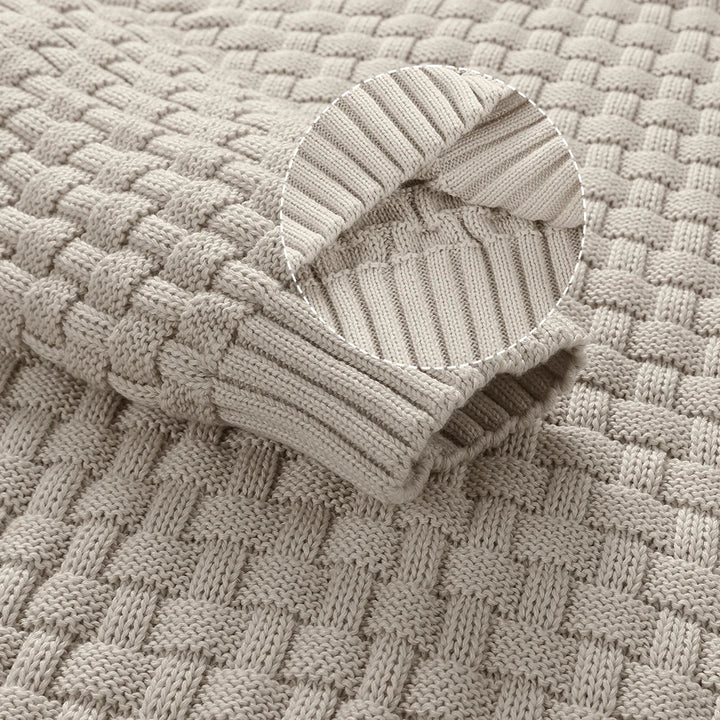 Dustin | Waffle Knit Turtleneck Sweater