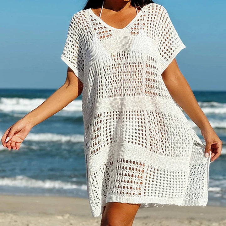 Sherly | V-Neck Beach Cover-Up