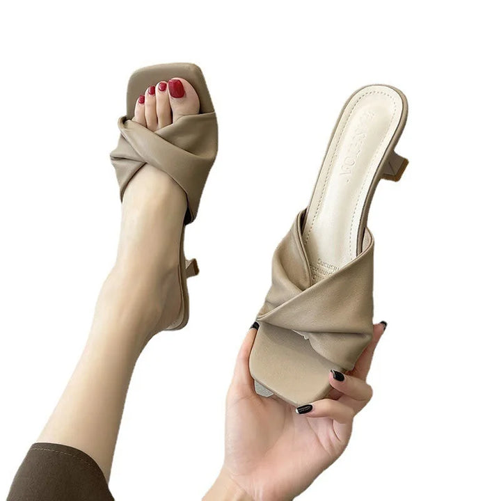 Natalie | Twisted Strap and Elegant Heel