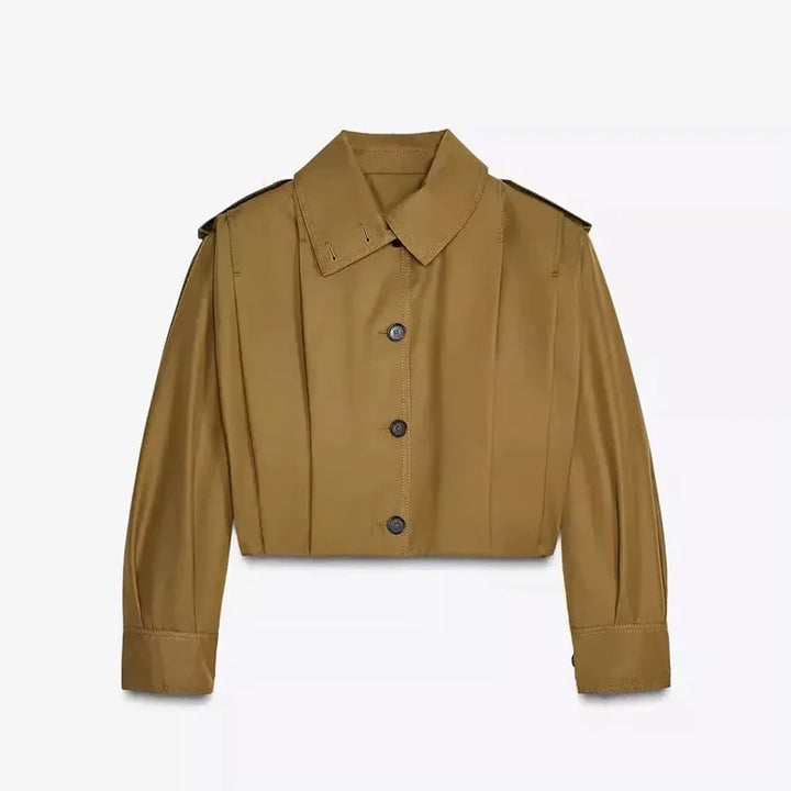 Diva | Cropped Trench Coat
