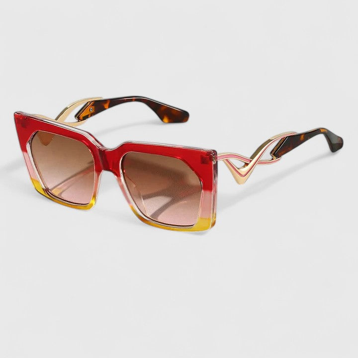 Olivia | Women's Oversized Square Sunglasses with Gradient Lenses