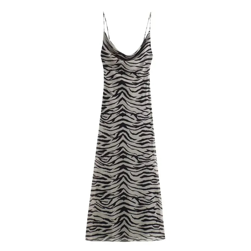 Freya | Leopard Print Tulle Dress