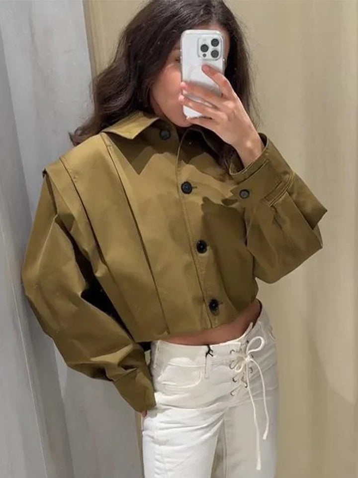 Diva | Cropped Trench Coat