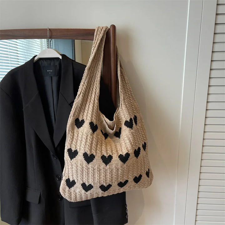 Amara | Heart Print Bag