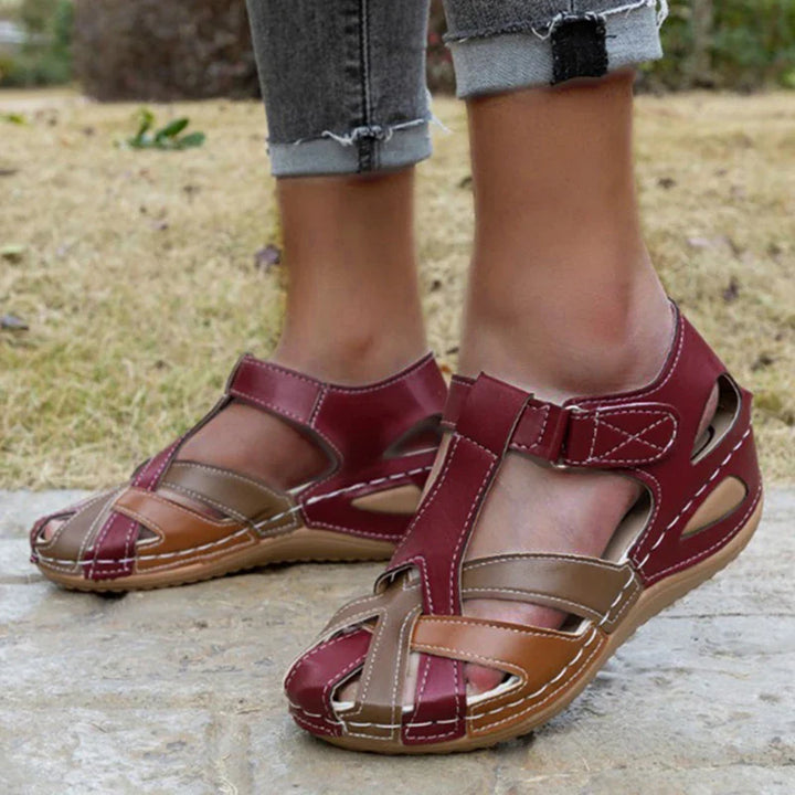 Katie | Low Wedge Sandals