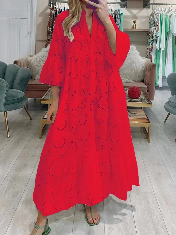 Meilin | Embroidered Maxi Dress