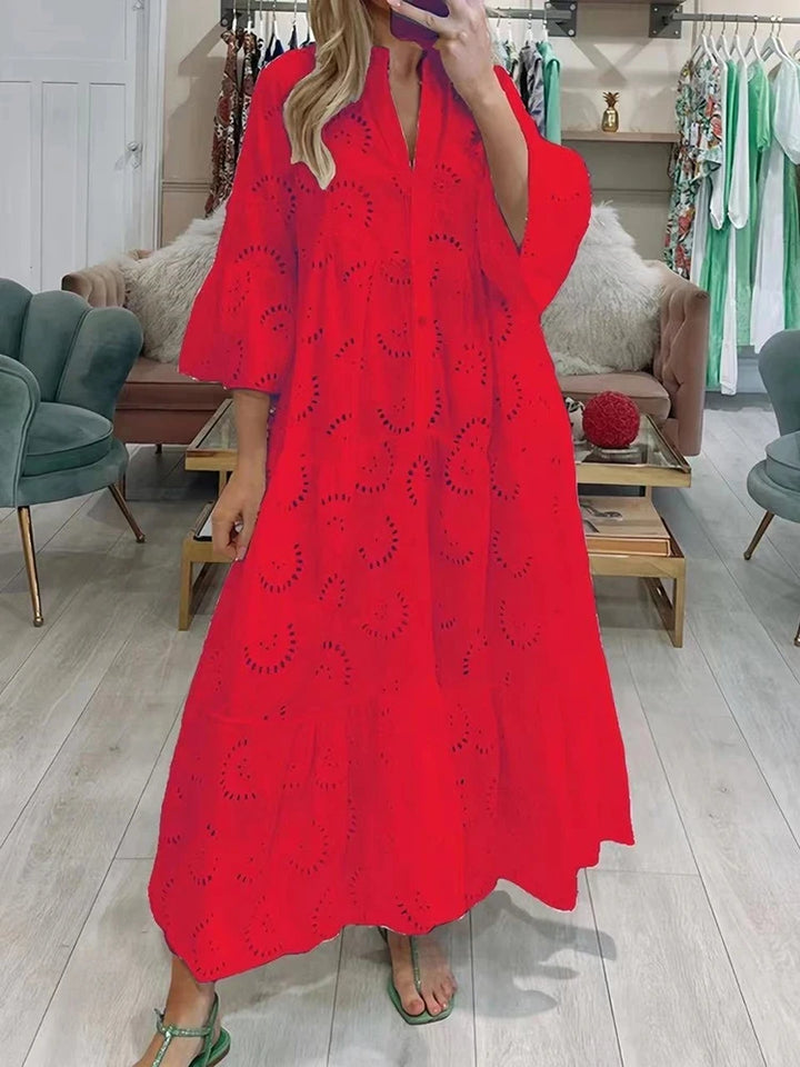 Meilin | Embroidered Maxi Dress
