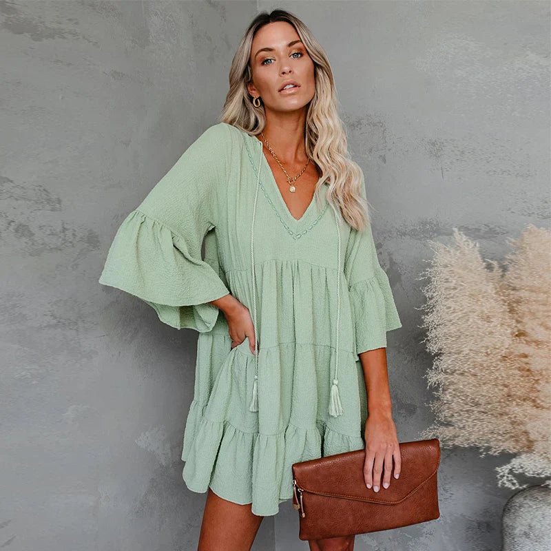 Meg | Airy Bow Dress