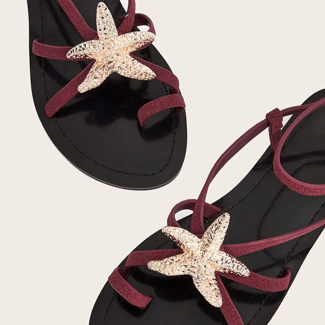 Alison | Stylish Sea Star Clip-Toe Sandals