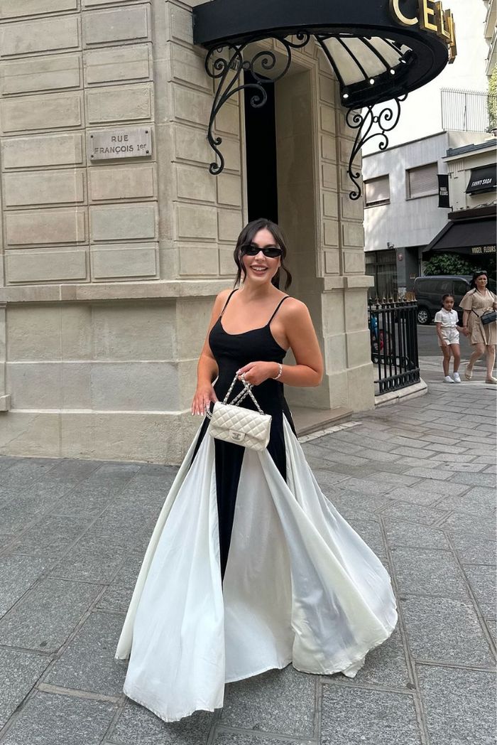 Leticia | Flowline Maxi Dress