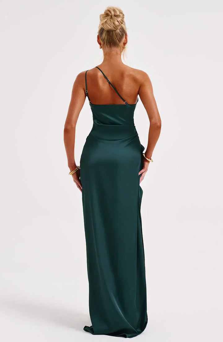Arielle | Women's One Shoulder Maxi Wedding Guest Dress