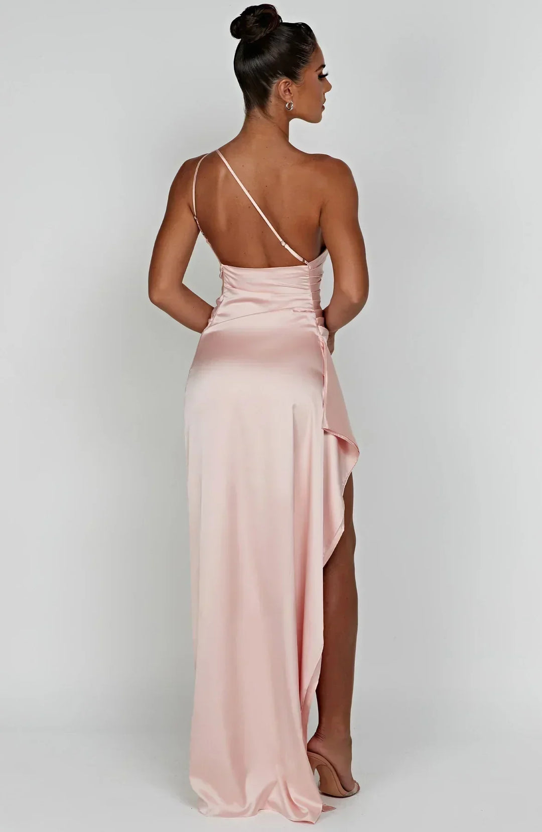 Arielle | Women's One Shoulder Maxi Wedding Guest Dress