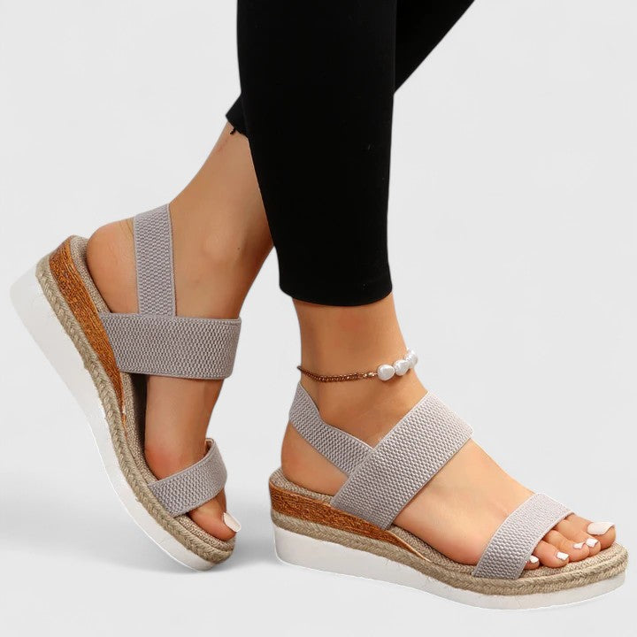 Nora | Women’s Orthopedic Wedge Sandals with Arch Support