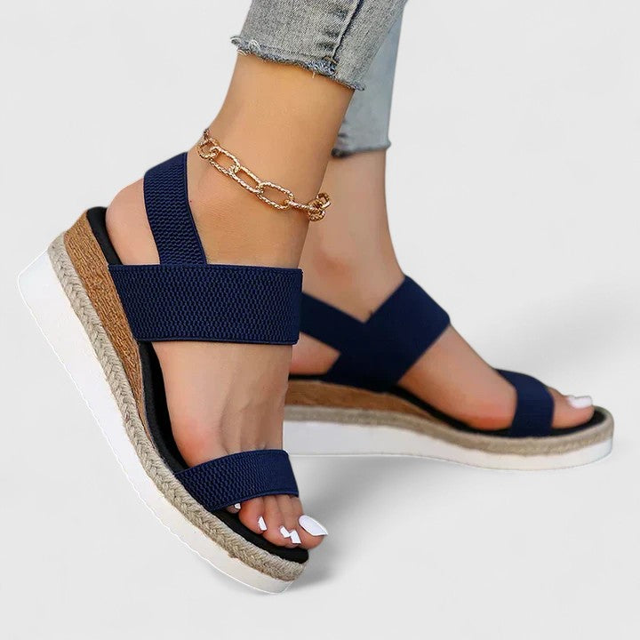 Nora | Women’s Orthopedic Wedge Sandals with Arch Support
