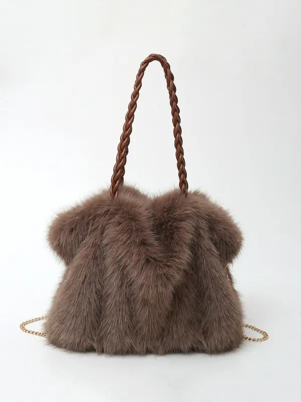 Lorraine | Elegant Faux-Fur Shoulder Bag