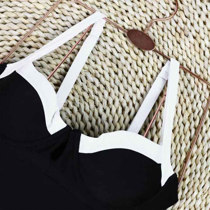 Lavinia  | SlimFit Colorblock One-Piece Swimsuit