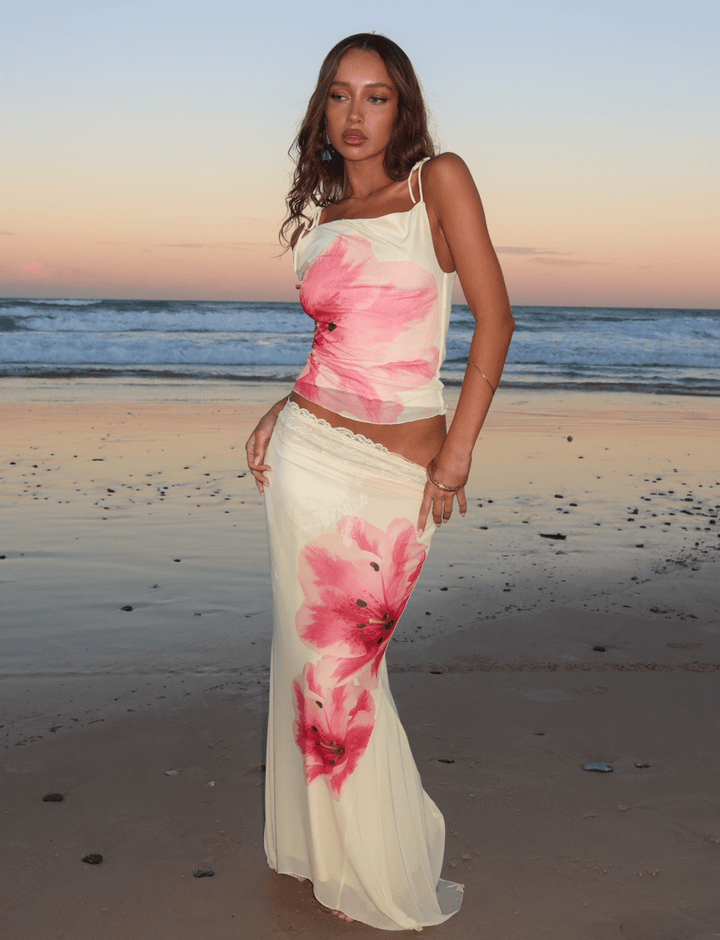 Rihanna | Breezy Blooms Skirt Set