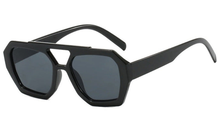 Avery | Women's Geometric Square Sunglasses with Color Tinted Lenses