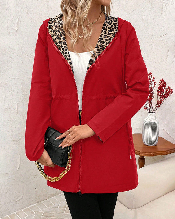Chelle | Reversible Leopard Coat