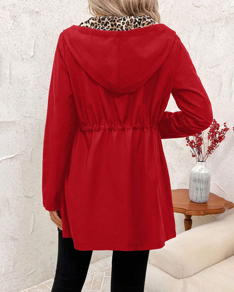 Chelle | Reversible Leopard Coat