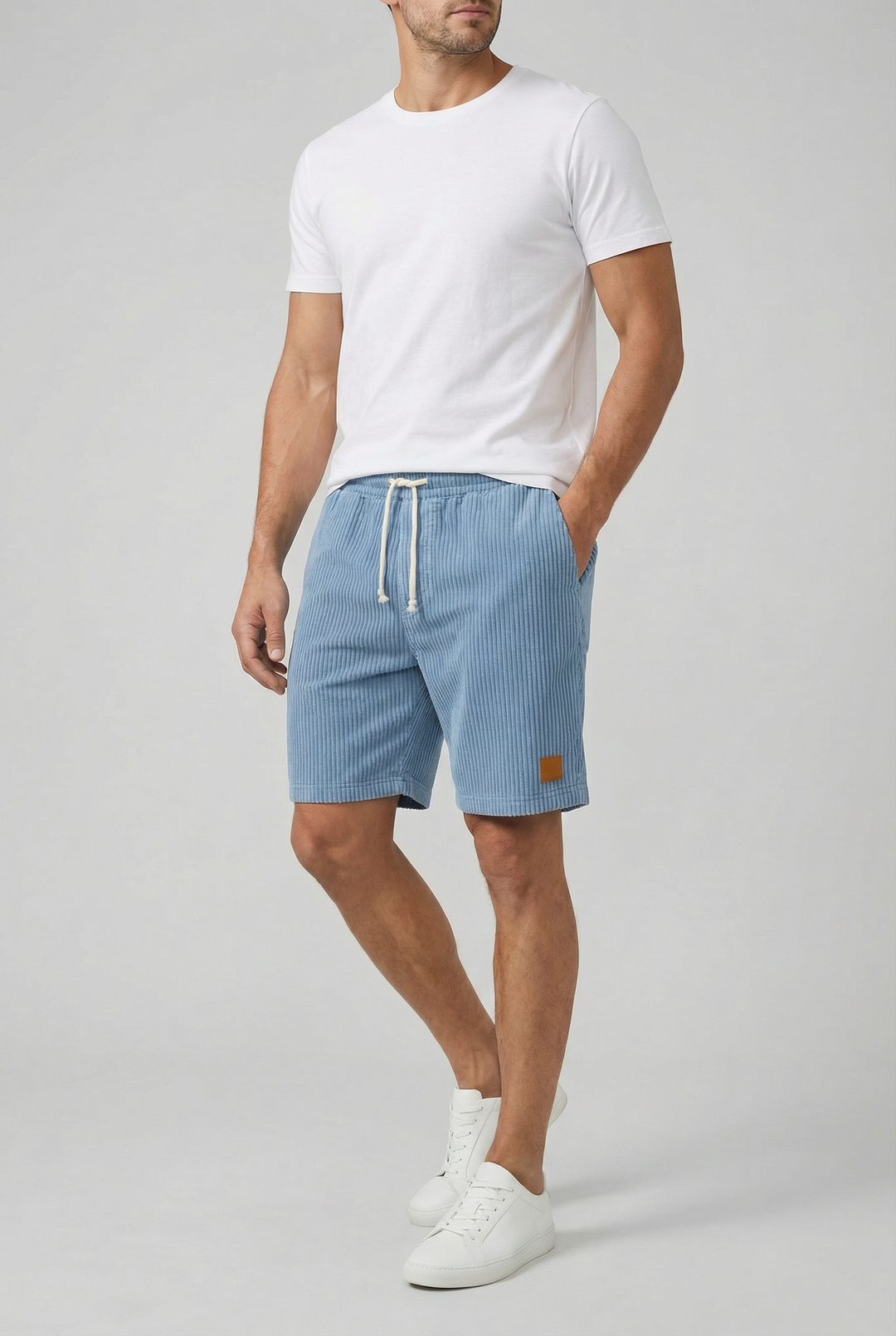 Zane | Men's Drawstring Corduroy Shorts