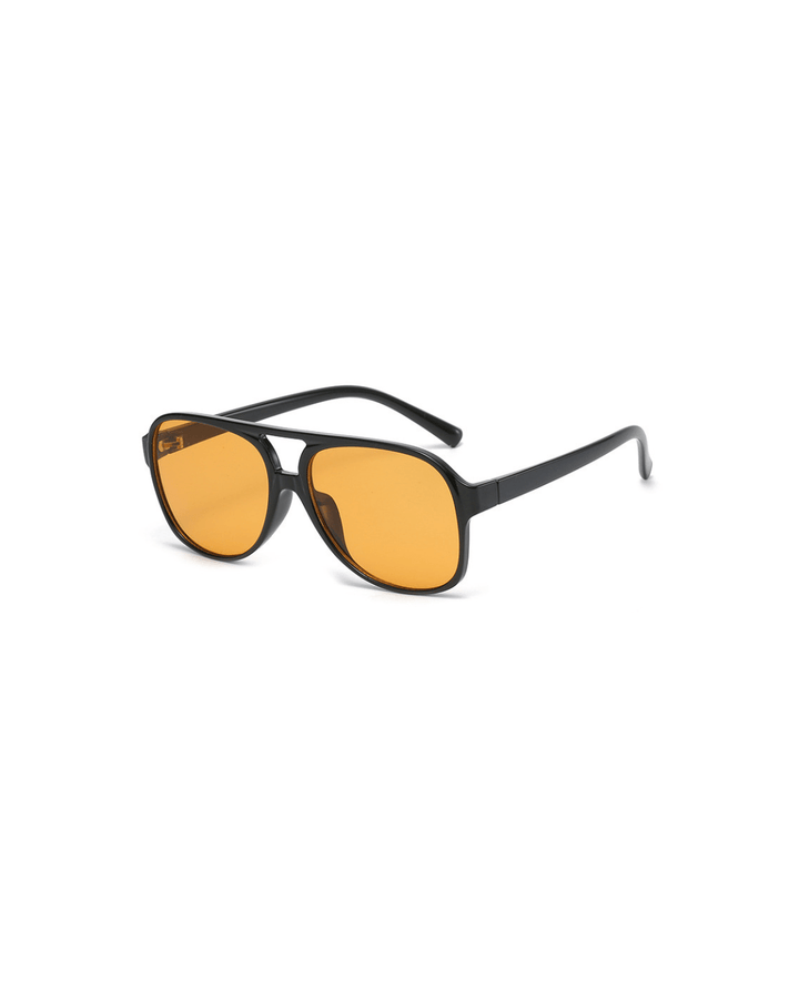 Mila | Women's Aviator Sunglasses with Orange Tinted Lenses