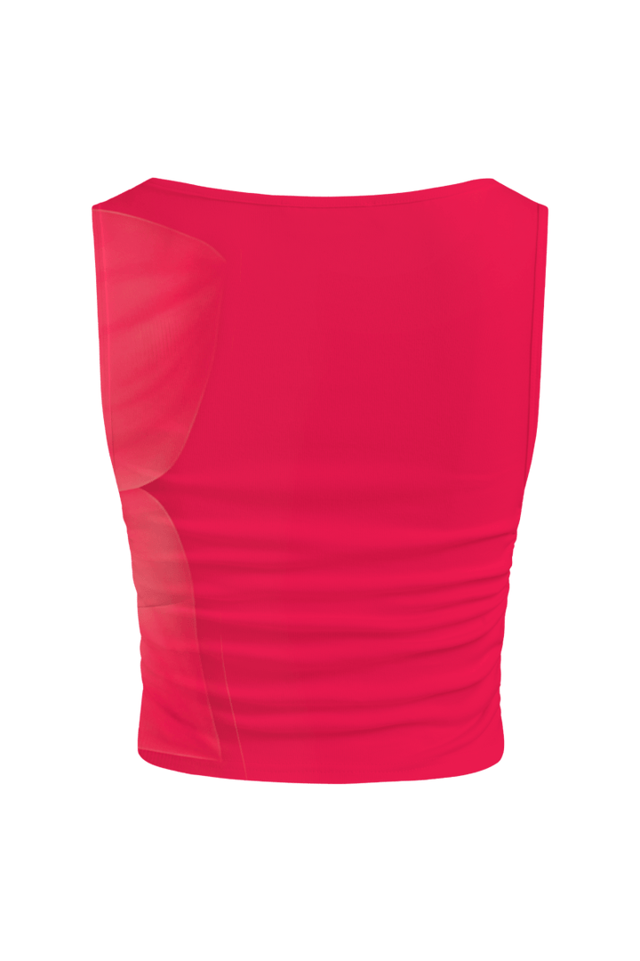 Lexine | Floral Pop Sleeveless Top