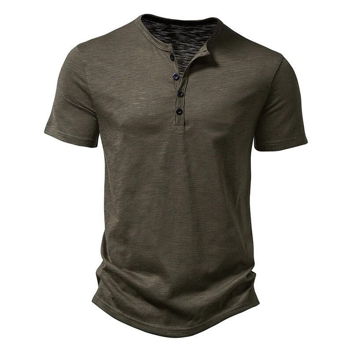 Milo | Men's Short Sleeve Henley T Shirt