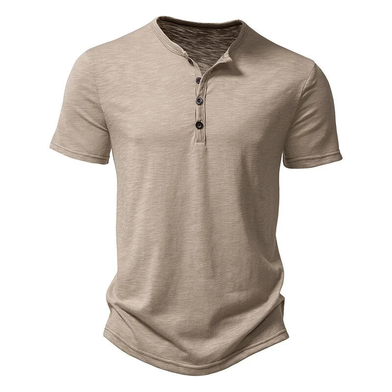 Milo | Men's Short Sleeve Henley T Shirt