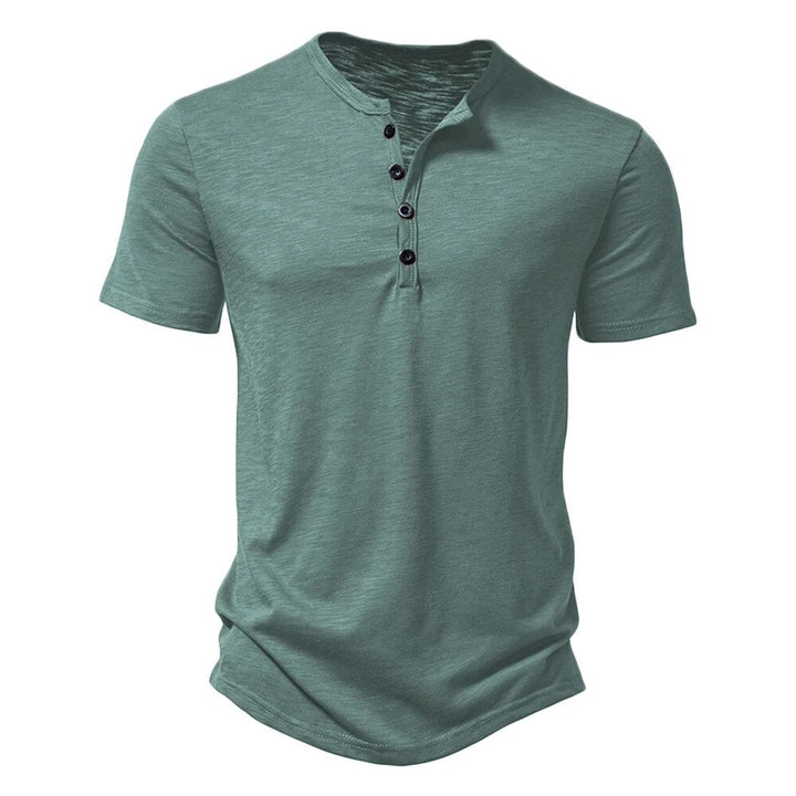 Milo | Men's Short Sleeve Henley T Shirt